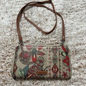 Saksroot Artist Circle Owl Crossbody Bag Wallet​​​